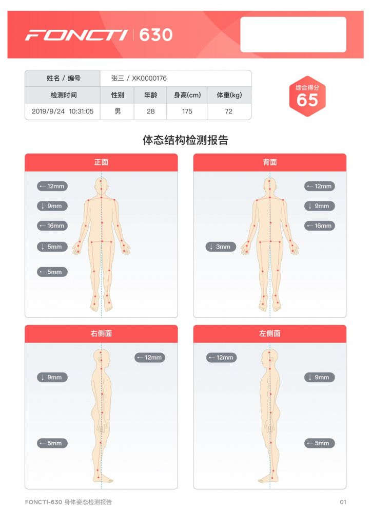 身体姿态检测报告