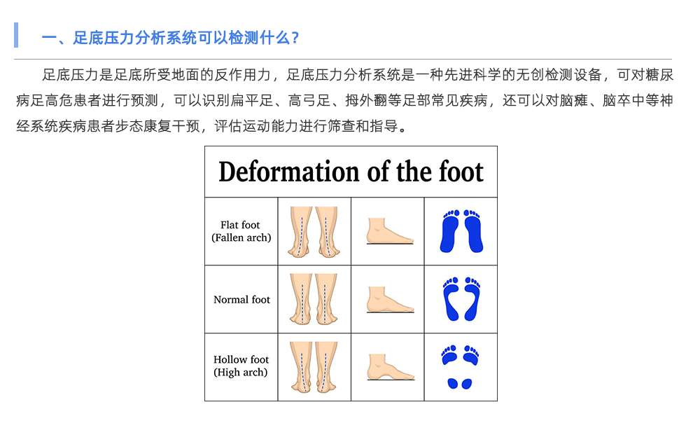足底压力分析系统