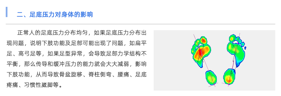 足底压力分析系统