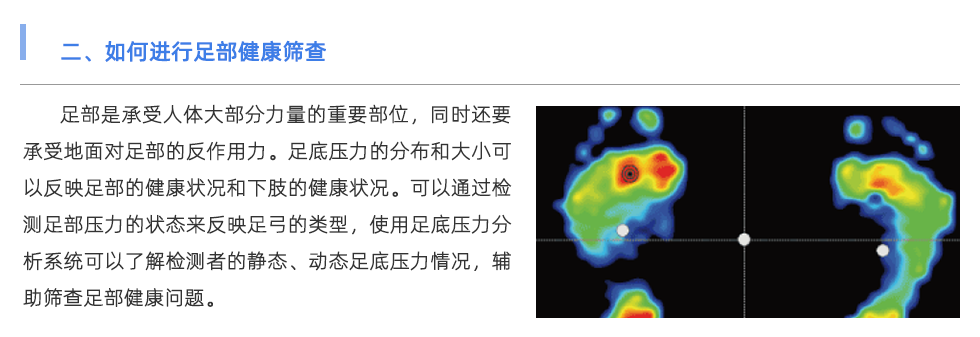 足底压力分析系统