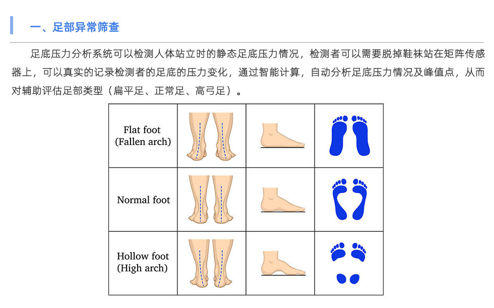 足底压力分析系统
