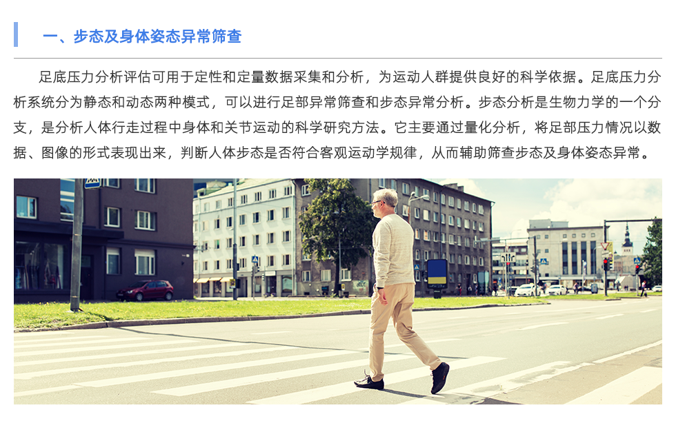 足底压力分析系统