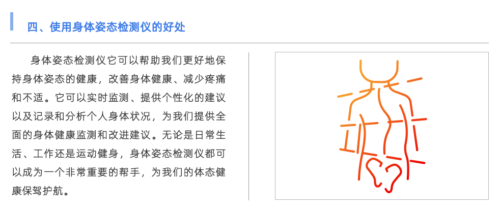 身体姿态检测仪